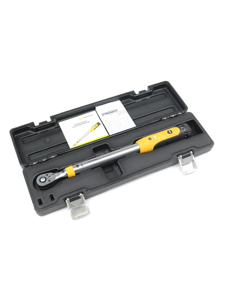 KLUCZ DYNAMOMETRYCZNY 40-200NM 
WMD115
 
Klucz dynamometryczny 40-200Nm 1/2 466 mm. Waryński
Indeks WMD115