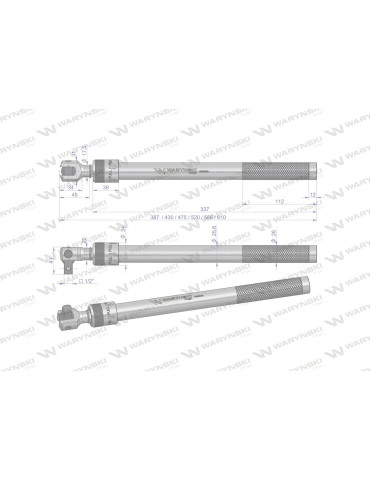 RĘKOJEŚĆ TELESKOPOWA 1/2" 
WMK008
Uchwyt teleskopowy do nasadek udarowych i wzmocnionych 1/2 Waryński
Indeks WMK008 2