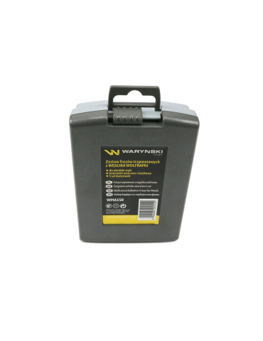 ZESTAW FREZÓW Z WĘGLIKA WOLFRAMU
Zestaw frezów z węglika wolframu do stali 5 szt Waryński
Indeks WMA150 2