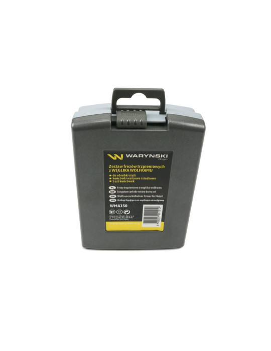 ZESTAW FREZÓW Z WĘGLIKA WOLFRAMU
Zestaw frezów z węglika wolframu do stali 5 szt Waryński
Indeks WMA150