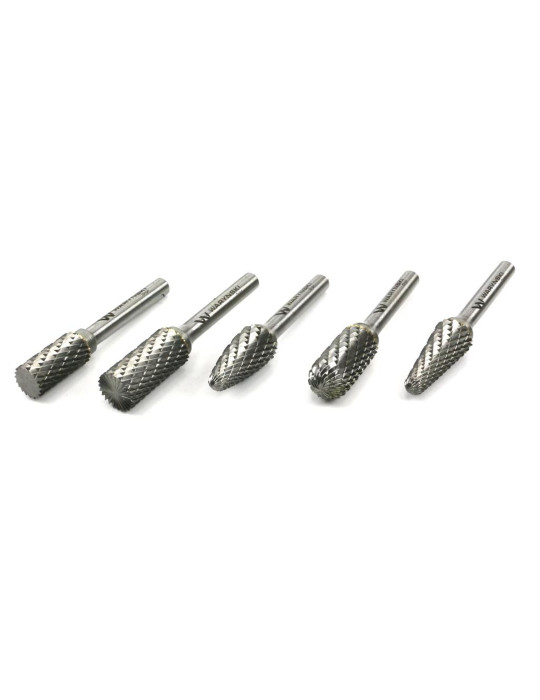 ZESTAW FREZÓW Z WĘGLIKA WOLFRAMU
Zestaw frezów z węglika wolframu do stali 5 szt Waryński
Indeks WMA150