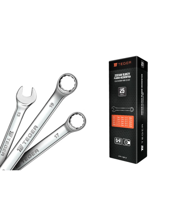ZESTAW KLUCZY PŁASKOOCZ.TEGER 25SZT 6-32mm
Zestaw kluczy płasko-oczkowych 25 szt / TEGER
Indeks T-W-NWZKPO25