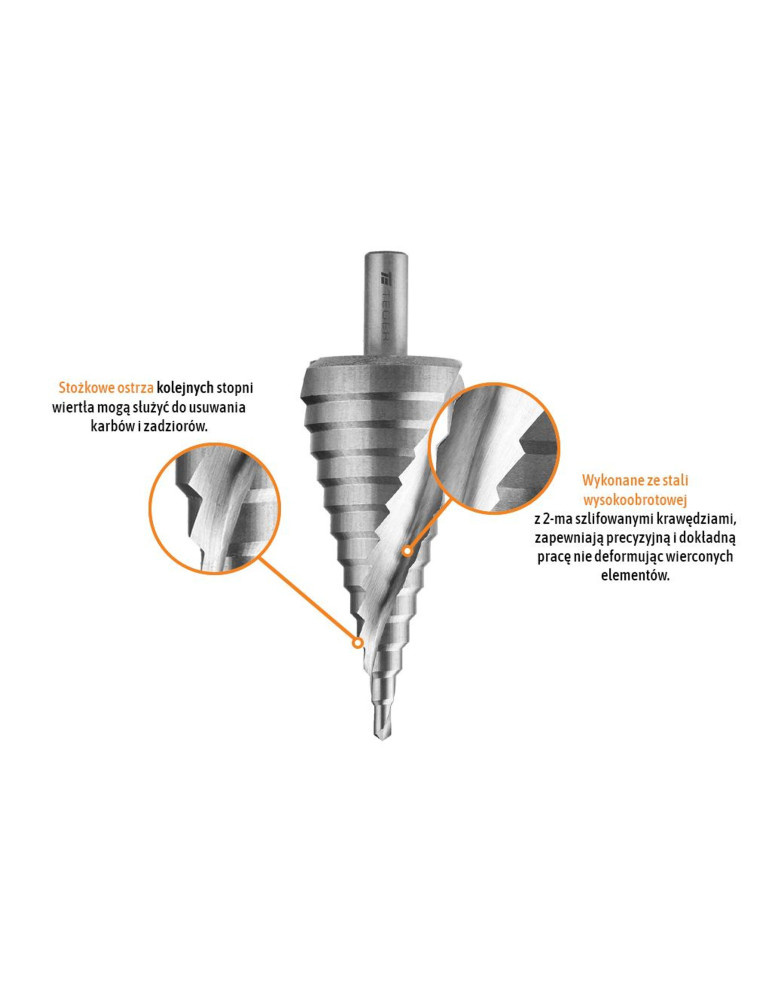 WIERTŁO DO METALU STOPNIOWANE 4-39
Wiertło do metalu - stopniowane 4-39 mm / TEGER
Indeks T-W-NWWDMB-4-39 
 
 1