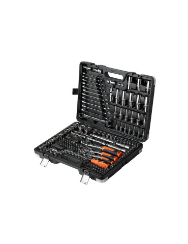 ZESTAW KLUCZY NASADOWYCH 220 SZT. 
Zestaw kluczy nasadowych 220 szt / TEGER
Indeks T-W-NWZK220 2