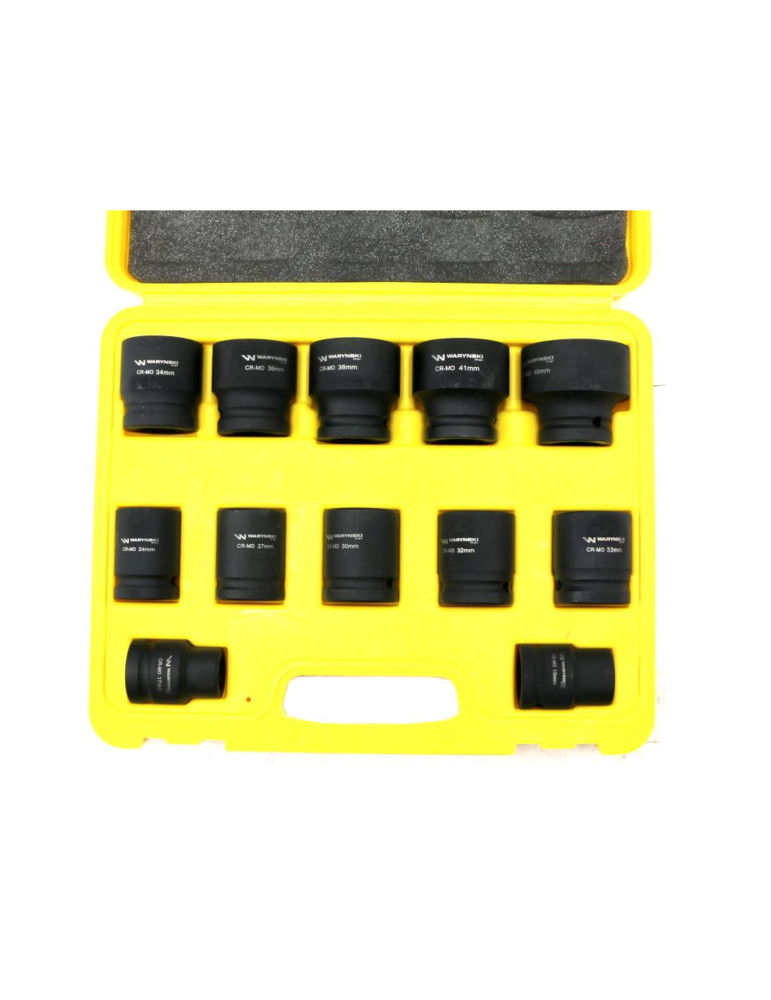 ZESTAW NASADEK 3/4" DWUNASTOKĄTNE
Zestaw nasadek udarowych dwunastokątnych 3/4" 12 el. Waryński
Indeks WMU291