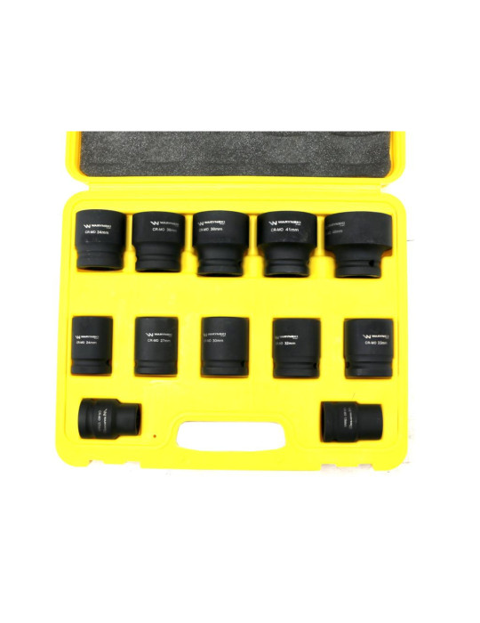 ZESTAW NASADEK 3/4" DWUNASTOKĄTNE
Zestaw nasadek udarowych dwunastokątnych 3/4" 12 el. Waryński
Indeks WMU291