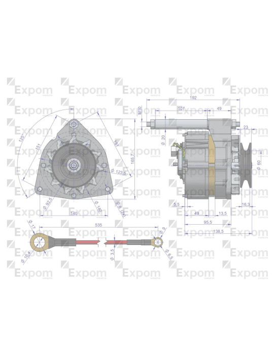 ALTERNATOR C-360 EXPOM  N.T 44A
EX-260000EX
EX260000EX