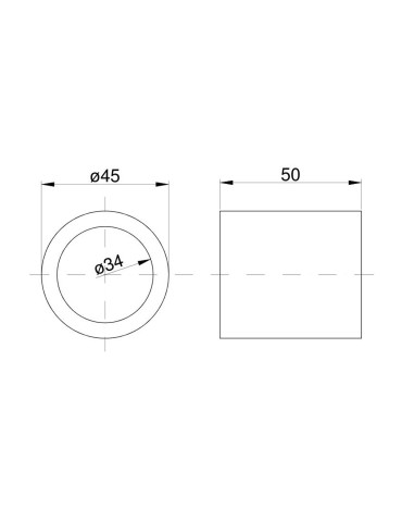 TUL 34X45X50
TUL AGREGATU
Tulejka agregatu prosta 1707340026 2