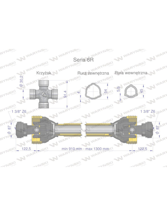 WAŁ WOM 830NM 910-1300NM W6B1B1910
