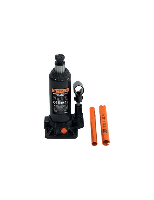 PODNOŚNIK HYDR. 3T TEGER ETUI
Indeks T-W-PHS3T
Podnośnik hydrauliczny - słupkowy, 3T, Teger
