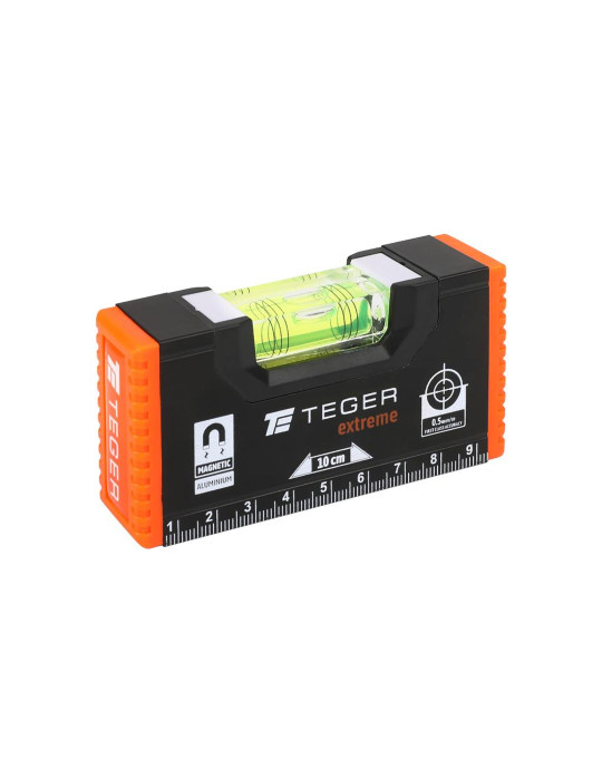 POZIOMICA ALUMINIOWA 10CM TEGER
Poziomnica aluminiowa/magnetyczna 10 cm Extreme / TEGER
Indeks T-NB-POZ-10