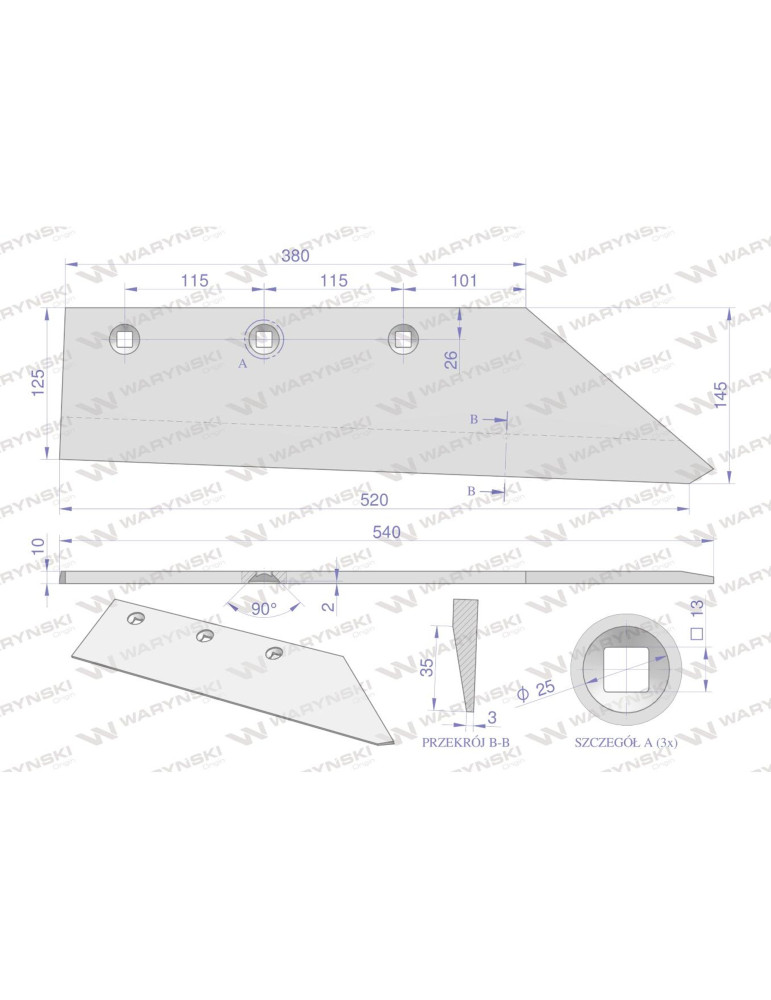 LEMIESZ 123020026 TRAPEZ WARYŃSKI
W-1023020620   W-123020026
