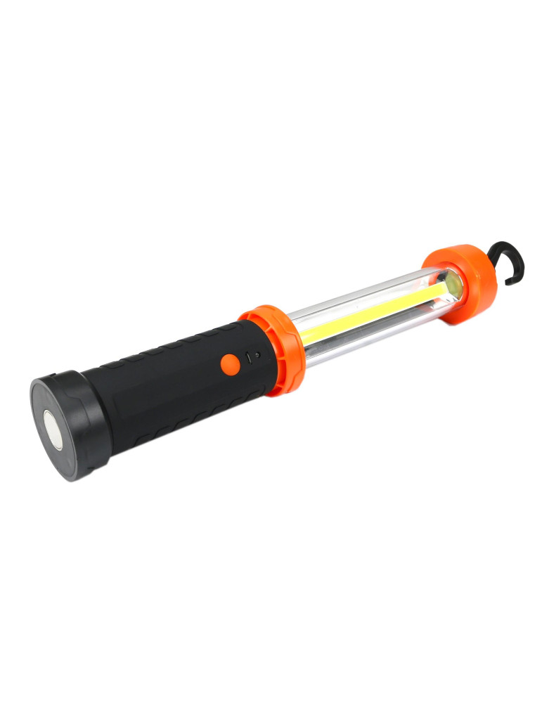 LATARKA WARSZTATOWA LED COB 600 LM 
Latarka warsztatowa LED COB 600 lm ładowana kablem 1,5m USB Teger
Indeks T-LED-0087