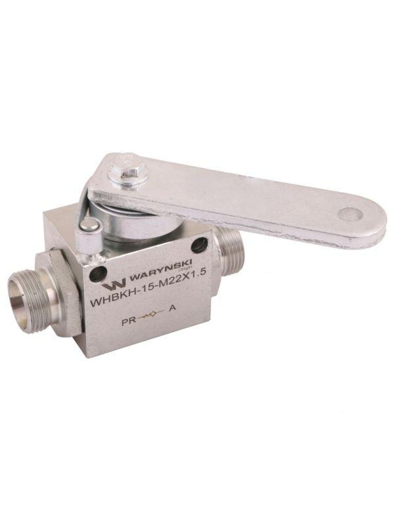 ZAWÓR ODCINAJĄCY SIŁ WYWROT M22X1,5
WHBKH-15-M22
302-10-000006
HBKH15LDN13B11231
2X gwint zewnętrzny M22x1,5
