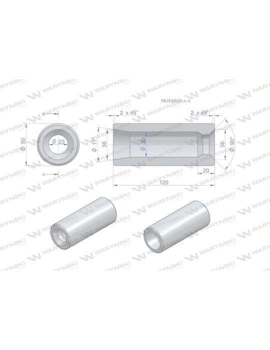 TUL ZĘBA W-579880 ŁAD 880MM KRZYWEGO
 ŁAD 880MM KRZYWEGO