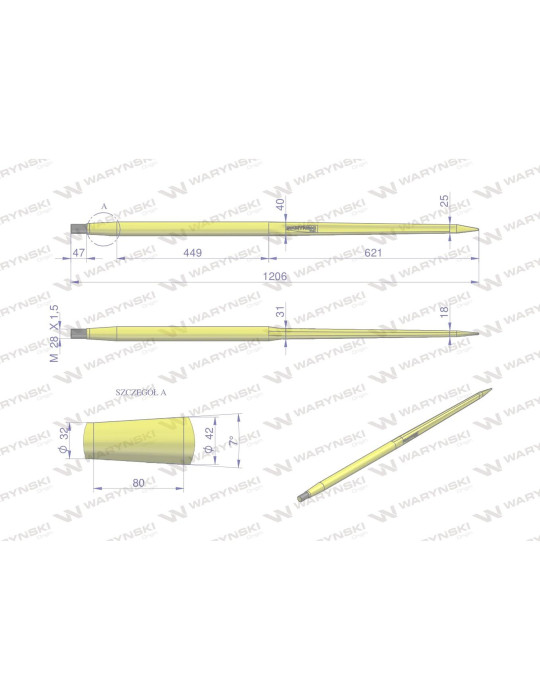 ZĄB ŁADOWACZA TUR 1200MM PROSTY WAR
W9132-1200P
