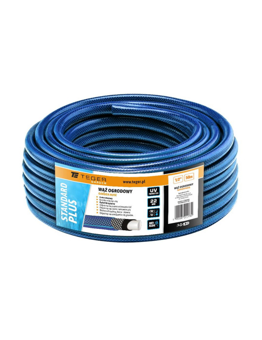 WĄŻ OGRODOWY 1/2" 50M STANDARD
Wąż ogrodowy "STANDARD PLUS" FI 1/2". 50m / TEGER
Indeks T-O-NWO12ST-50