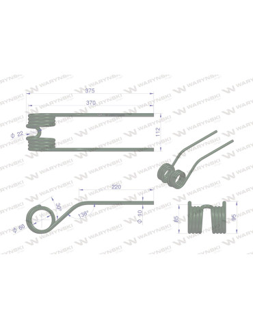 PALEC PRZETRZĄSACZO-ZGRABIARK DEUTZ
Palec przetrząsaczo-zgrabiarki zastosowanie Deutz Fahr Waryński
Indeks W-1660756486 2
