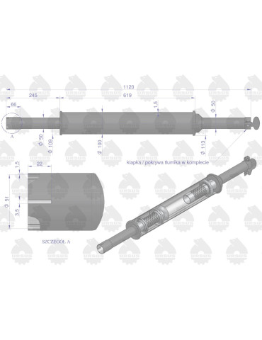 TŁUMIK C-360-3P OEM 1120 Z KLAPKĄ
Tłumik 1120mm 3029104M1 5,2kg MF3 C-3603P (prosty) ORYGINAŁ URSUS
Indeks 3029049PU 2