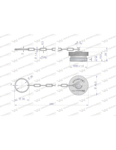 KOREK WTYKI HYDRAULICZNEJ
WRSMPOWT korek aluminiowy skręcanej wtyki hydraulicznej 2