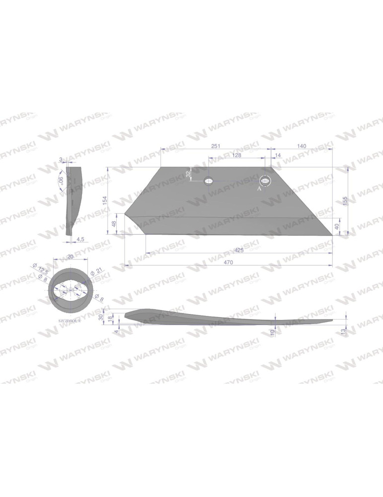 LEMIESZ 94600 OVERUM 16"PRAWY