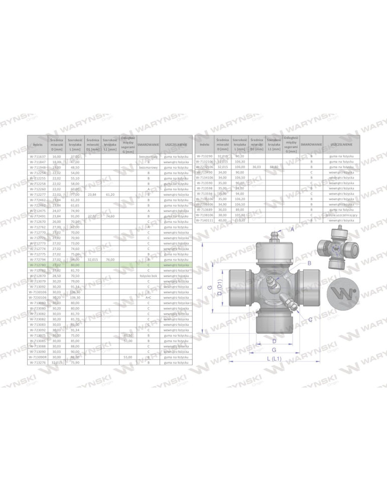 KRZYŻAK 27X80 
W-712780