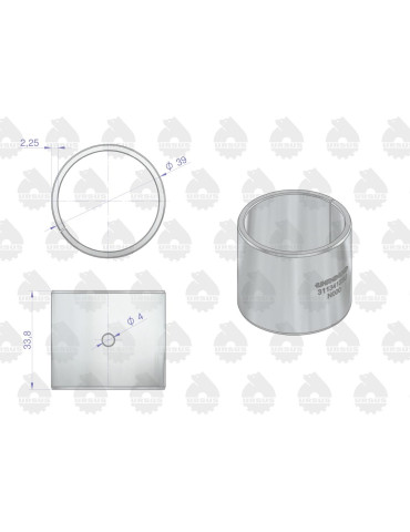 TULEJKA KORBOWODU 
34,57MM  31134123 , 733767M1
4.236, 1004.4, 1006.6, 6.354, 2