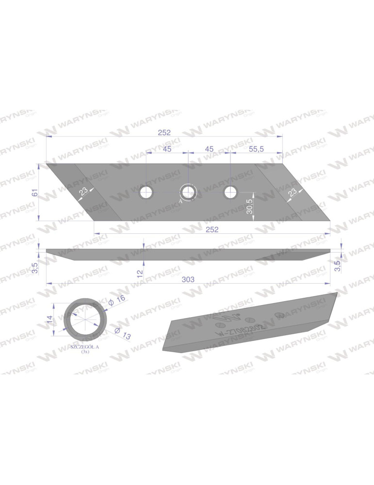 DŁUTO RABE MP332 LEWE RABE WAR.
Dłuto. nakładka lewe zastosowanie MP332 Rabe Werk stal borowa Waryński
Indeks W-27082802