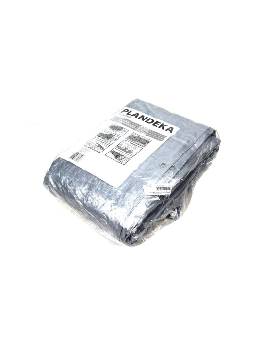 PLANDEKA 4X5 110G/M2 SREBRNA
