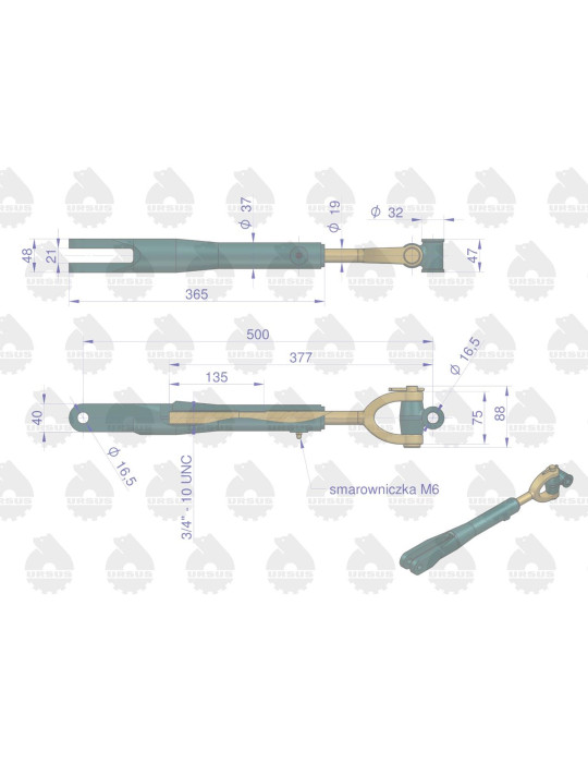WIESZAK LEWY BEZ KORBKI MF-255 OEM
1663842M91U