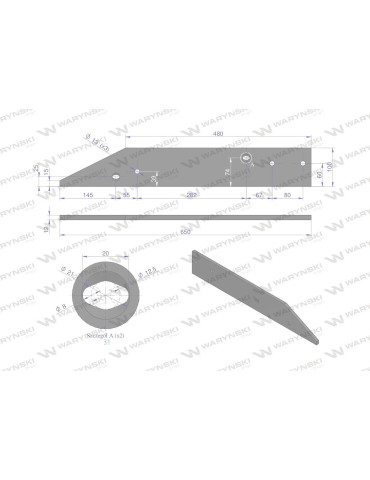 PŁOZA PRAWA OVERUM 650MM
41659609409
Płoza prawa zastosowanie 41659609409 XU Overum stal borowa WARYŃSKI
Indeks W-96094 2