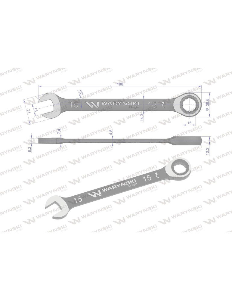 KLUCZ PŁASKO-OCZKOWY 14MM Z GRZECH
WMK053
