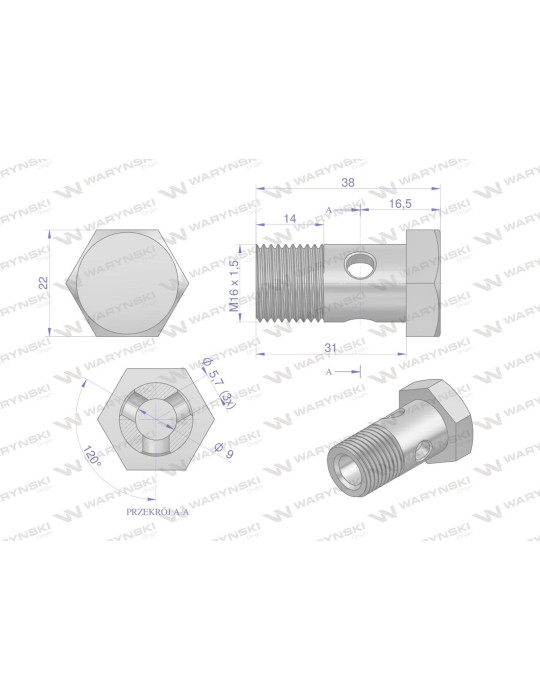ŚRUBA PRZELEWOWA M16X1,5

KN-4.2 60102104046
FF070270  AR 160938    W-SO-M16X1.5
ŚRUBA PRZELEWU
ŚRUBA PALIWOWA
BANJO BOLT
