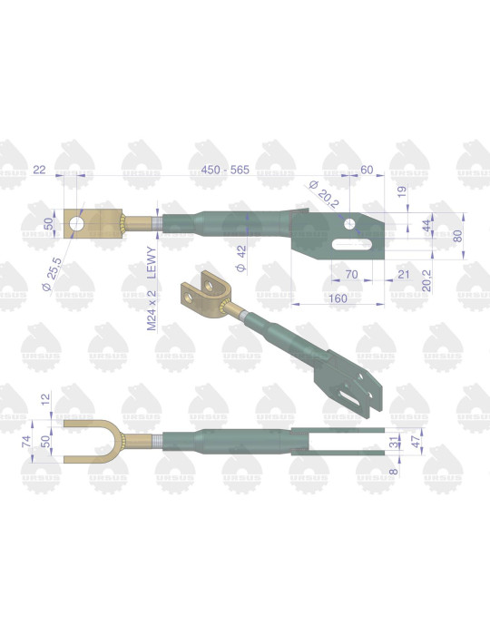 WIESZAK 46650200U BEZ KOR URSUS
