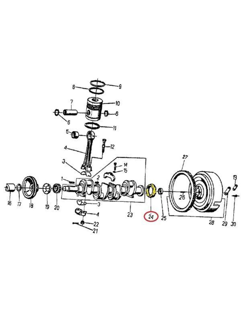 Odrzutnik 46503140
tylny
