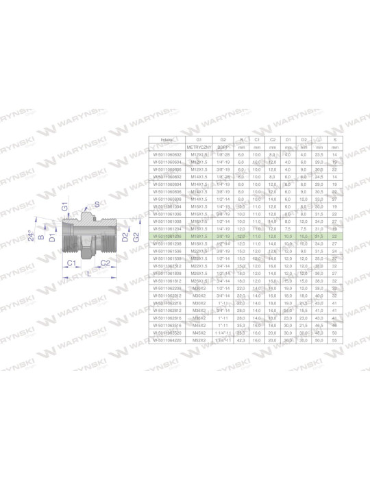 ZŁĄCZKA BB G3/8"-M18X1,5

W-XGE-12LR-3/8ED
VNBM0618  -KRAMP
PZCZM G 3/8"/18x1,5