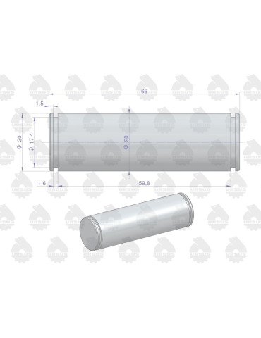 Sworzeń 50550320
regulacji siłowej

50550321
955032 2