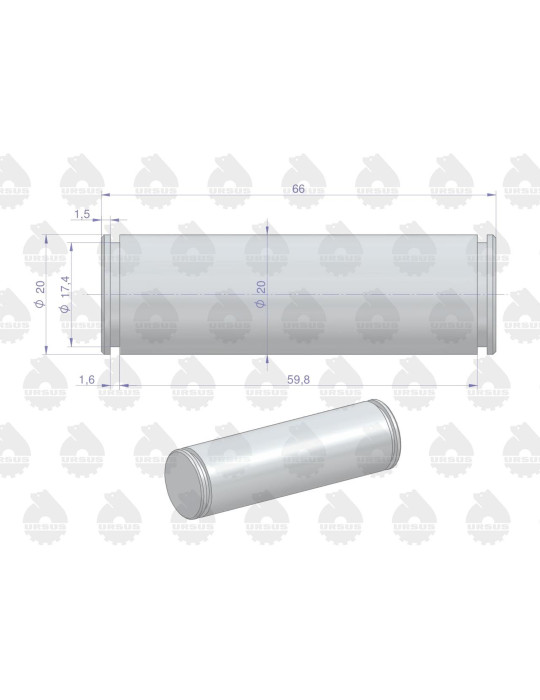 Sworzeń 50550320
regulacji siłowej

50550321
955032