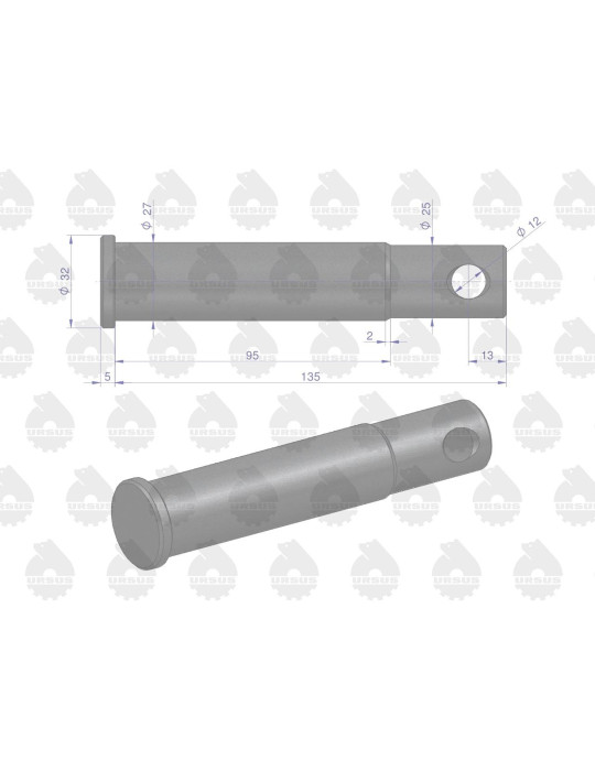 SWORZEŃ 27x135 DOLNY HAK
 50676370
dolny hak 27/25 mm stopniowany dł. cał 135mm
@swo27x135