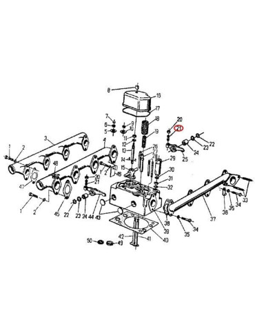 Śruba 50505160
zaworów
950516
 2