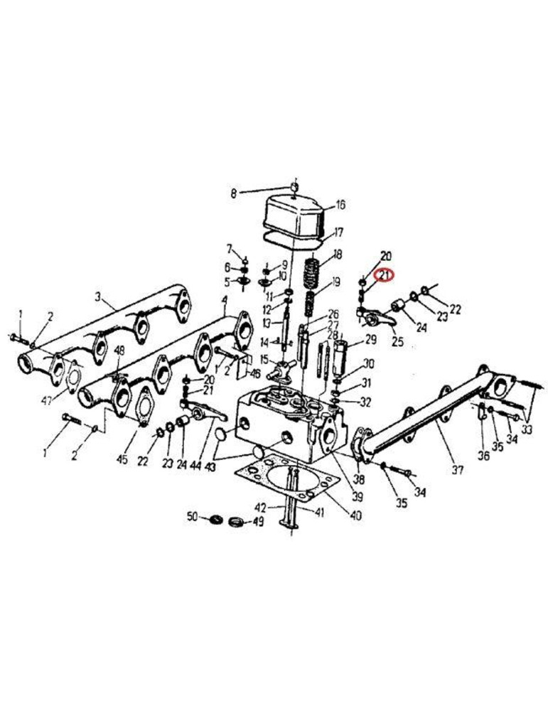 Śruba 50505160
zaworów
950516
