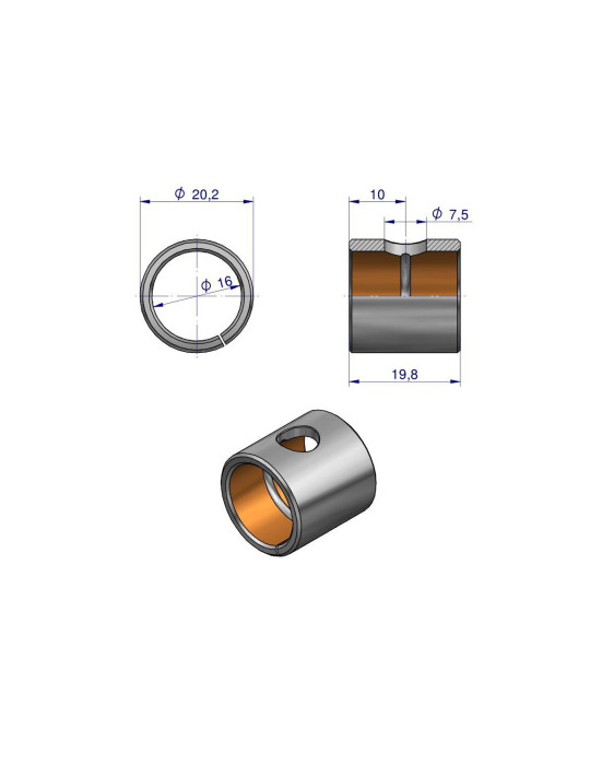 Tulejka 50505150
wspornika dźwigni zaworowych
950535
