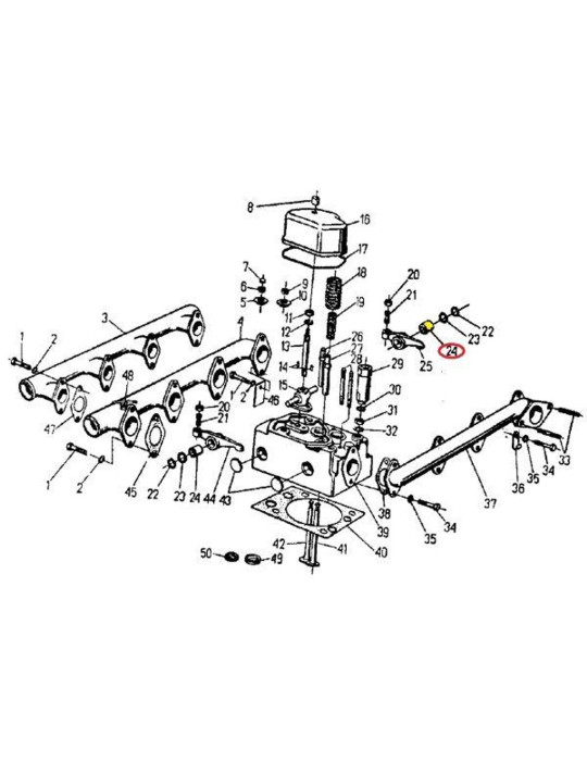 Tulejka 50505150
wspornika dźwigni zaworowych
950535
