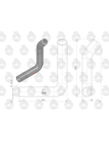 Przewód 50513060
chłodnicy,rura ssąca
