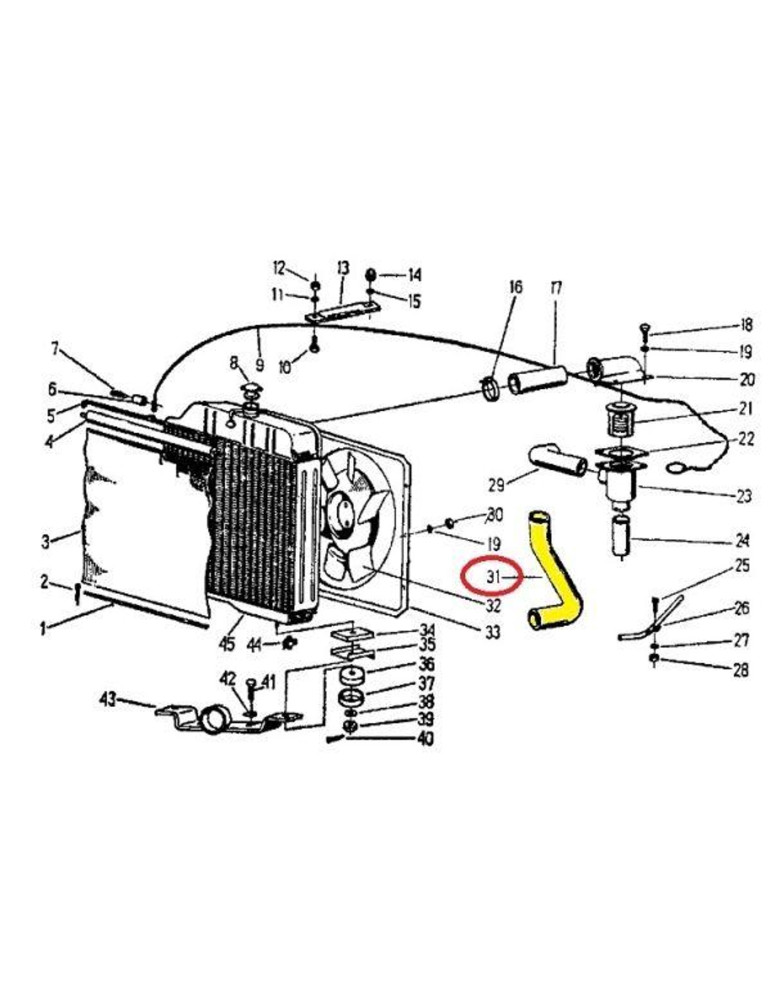 Przewód 50513060
chłodnicy,rura ssąca

