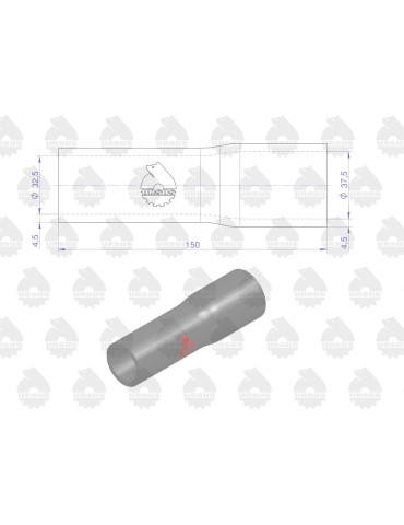 Przewód 50513440
gumowy chłodnicy prosty
