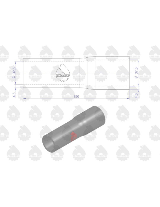 Przewód 50513440
gumowy chłodnicy prosty

