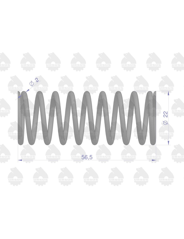Sprężyna 50505070
zaworu wewnętrzna
