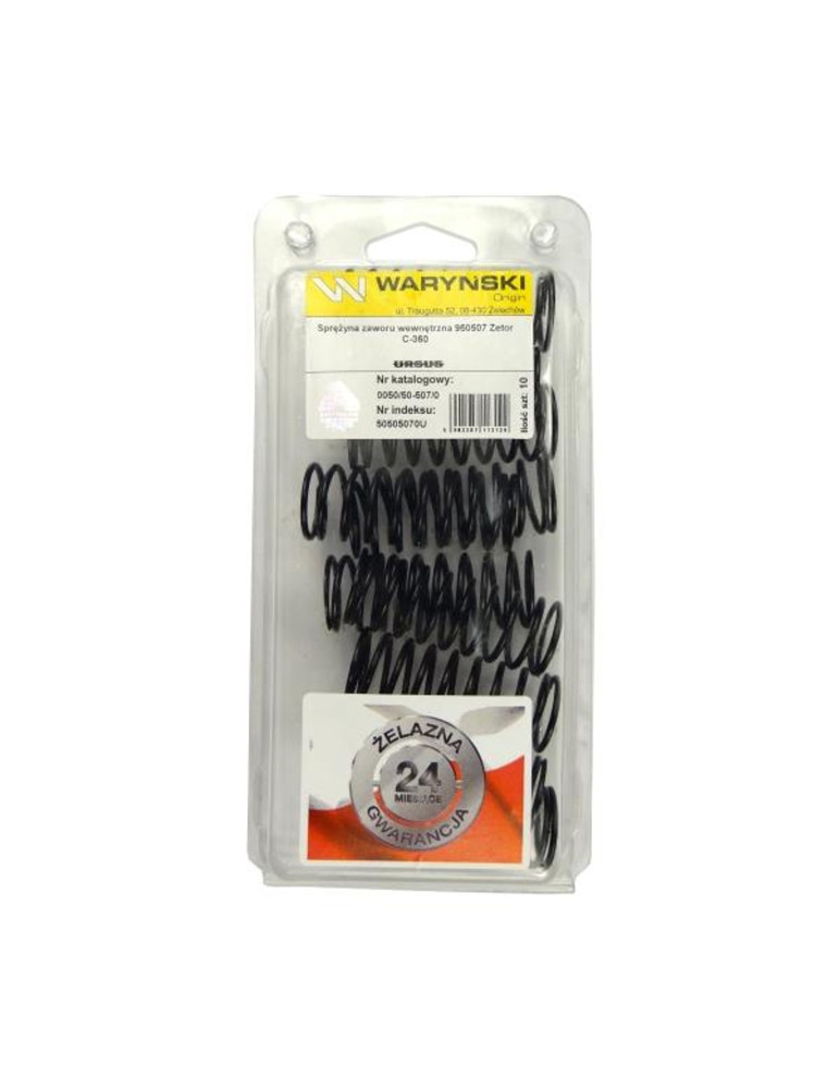 Sprężyna 50505070
zaworu wewnętrzna
