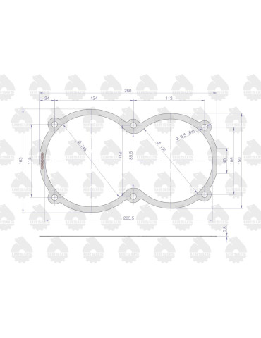Uszczelka 50419140
40111914
pokrywy sprzęgła - ósemka
AR010320
1 2
